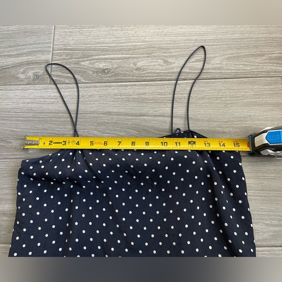 EVERLANE Women’s Polka Dot Camisole, Minimalist Thin Strap, Size 2••Contemporary - Picture 14 of 14